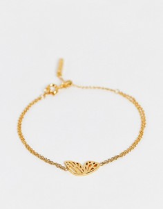 Золотистый браслет с бабочкой Olivia Burton
