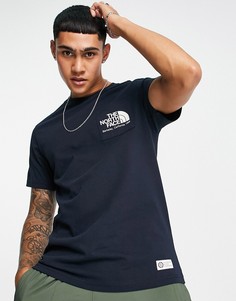 Темно-синяя футболка The North Face Berkley California-Темно-синий