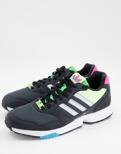 Черно-желтые кроссовки adidas Originals ZX 1000C-Черный цвет