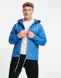 Куртка на молнии в капюшоном Original Penguin-Голубой