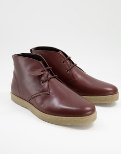 Кожаные ботинки чукка коричневого цвета Farah-Коричневый цвет