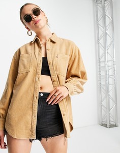 Рубашка коричневого цвета в утилитарном стиле Levis-Коричневый цвет Levis®