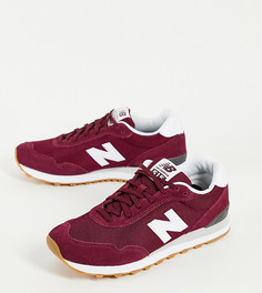 Классические бордовые кроссовки New Balance 515-Красный
