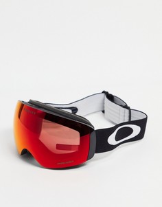 Черные матовые очки-маска с красными стеклами Oakley Flight Deck XM-Черный цвет