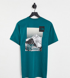Зеленая футболка с принтом открытки The North Face – эксклюзивно для ASOS-Зеленый цвет