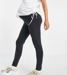 Серые выбеленные леггинсы Topshop Maternity-Серый