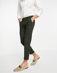 Костюмные брюки цвета хаки в крапинку Jack & Jones Premium-Зеленый цвет