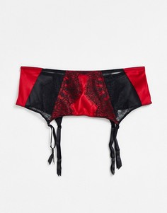 Красный сексуальный комплект нижнего белья