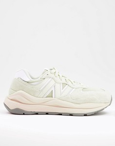 Кремовые кроссовки New Balance 57/40-Белый