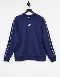 Темно-синий свитшот Nike