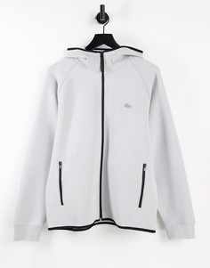 Худи на молнии Lacoste Motion-Серый