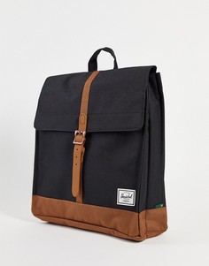 Черный рюкзак Herschel Supply Co Eco City-Черный цвет