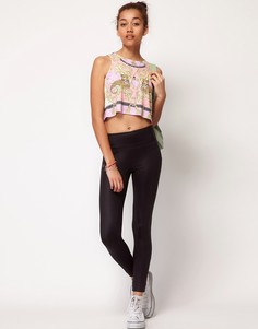 Леггинсы с "мокрым" эффектом River&nbspIsland-Черный