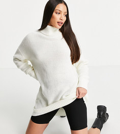 Белая водолазка Threadbare Tall-Белый