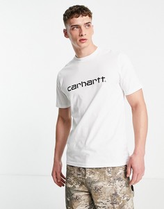Белая футболка Carhartt WIP-Белый