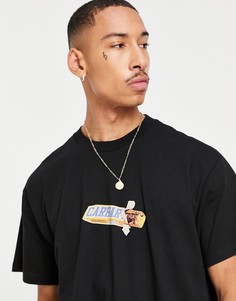 Черная футболка с принтом шоколадного батончика Carhartt WIP-Черный цвет