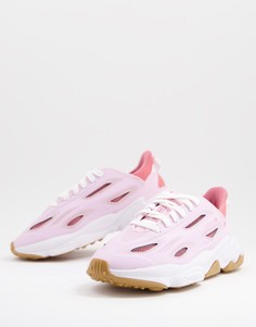 Розовые кроссовки adidas Originals Ozweego Celox-Розовый цвет