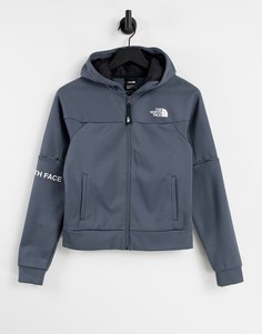 Серый худи на сквозной молнии The North Face Mountain Athletic