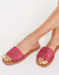 Розовые сандалии Miss Selfridge Еlis-Розовый цвет