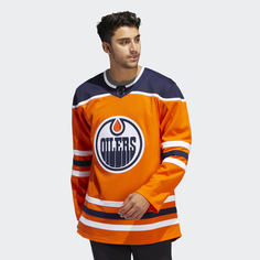 Оригинальный хоккейный свитер Oilers Home adidas Performance