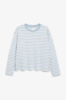 Топ с длинным рукавом из мягкой ткани Monki