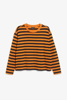 Топ с длинным рукавом из мягкой ткани Monki