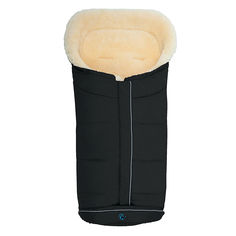 Конверт-мешок для детской коляски Altabebe Lambskin-Classic Footmuff Black