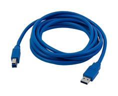 Кабель Supra USB A-USB B, M-M 3м Blue