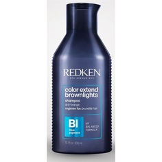 Шампунь с синим пигментом для нейтрализации тёмных волос Redken Brownlights 300 мл