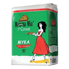 Мука Mamma Mia Pizza пшеничная хлебопекарная высший сорт для пиццы 10 кг