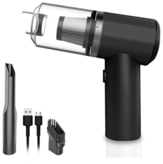 Автомобильный беспроводной пылесос с подсветкой 2 in 1 Pro Electro черный