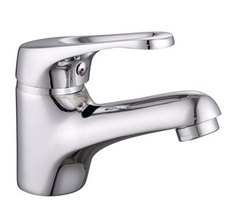 Смеситель для умывальника LUCKY TAP BM-3005-SS-32, 2-е шпильки, d35 (без подв.)