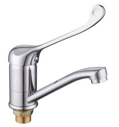 Смеситель для кухни с гайкой KS-4009-15-47, d40 (без подв.) Lucky TAP