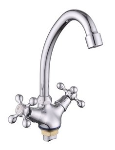 Смеситель для кухни с гайкой KDM-2008AS-01-58, 1/2" ( без подв. ) Lucky TAP