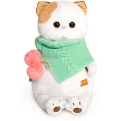 Мягкая игрушка Budi Basa Basik & Co Кошка Ли-Ли в бирюзовом снуде 24 см