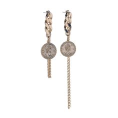 Серьги из бижутерного сплава с кристаллами Moon Paris Bohemia