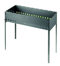 Мангал без шампуров нержавейка МНГН17 Метиз