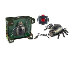 Интерактивная игрушка Junfa Паук WD-11142, ползает по стенам, ИК-управление, свет