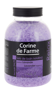 Соль для ванны Corine de Farme Sea Bath Salts Parfum Lavande, 1300г