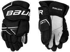 Перчатки хоккейные BAUER NSX S19 YTH детские(8 / черно-белые/8) Бауэр