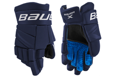 Хоккейные перчатки BAUER X S21 INT(12 / темно-синий/12) Бауэр