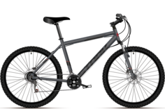 Горный велосипед STARK Respect 26.1 D Microshift (2021)(16 / черный-черный/16)