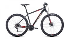 Велосипед FORWARD Apache 2.2 Disc 29" (2021) 19 / черный-красный 19 ростовка