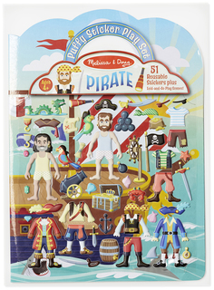 Набор со стикерами и фоном "Пираты" Melissa & Doug