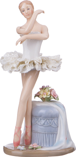 Статуэтка "Балерина" высота 18 см. серия "Фарфоровые кружева" Lefard_461-097