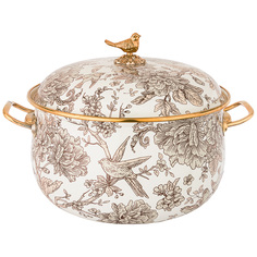 Кастрюля эмалированная Аgness royal garden 6,1л, диа.24см 950-085 Agness