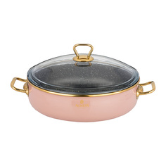 Сотейник эмалированный с антипригарным "Мраморным" покрытием, 26см 3, 5л Agness 950-274