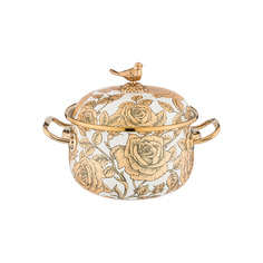 Кастрюля Аgness эмалированная ренессанс 2,1л, диа.16см 950-153 Agness
