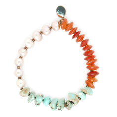 Браслет из бижутерного сплава с жемчугом р.18 Nature Bijoux NB20.2-13-33026