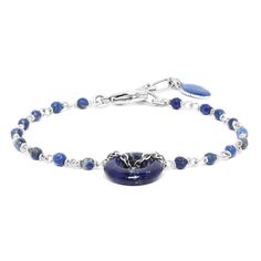 Браслет из бижутерного сплава с лазуритом р.19,5 Nature Bijoux NB21.1-13-33551